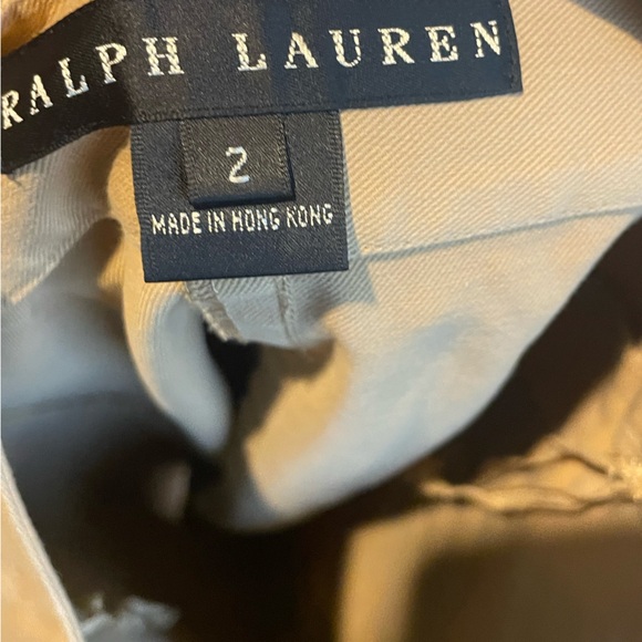 Lauren Ralph Lauren Front Slit Skirt Size 2 Safari Work Wear - Picture 5 of 5